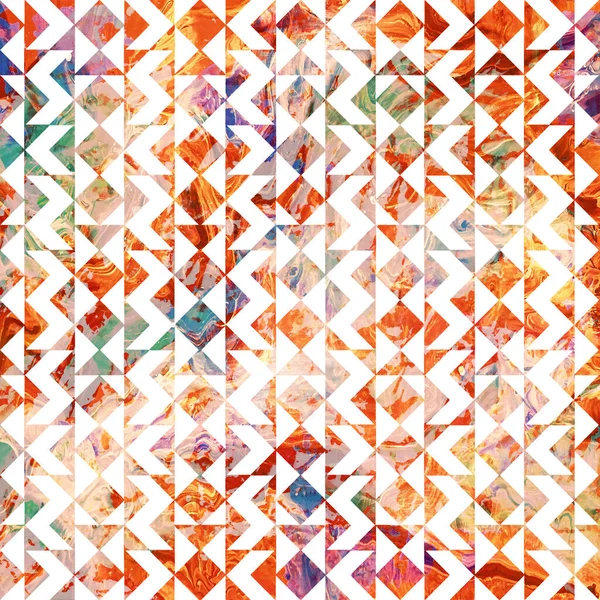 Geometrische Hoge Definitie Herhaal Boho Patroon Geïsoleerd Een Textuur Oppervlak — Stockfoto