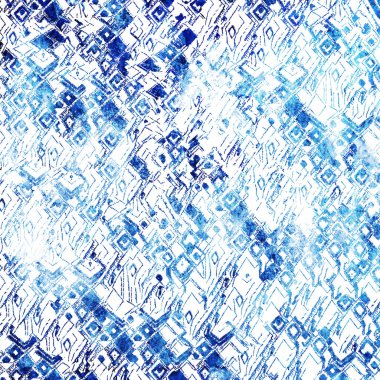 Geometrik yüksek çözünürlüklü tekrar boho deseni bir doku yüzeyinde izole