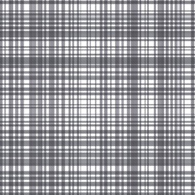 Çekler ve tartansız örgü dokusu ile modern klasik şablonu tekrarlar