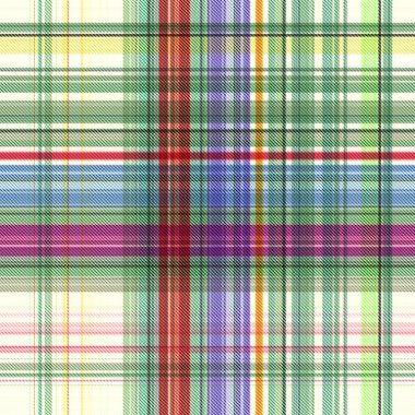 Çekler ve tartansız örgü dokusu ile modern klasik şablonu tekrarlar