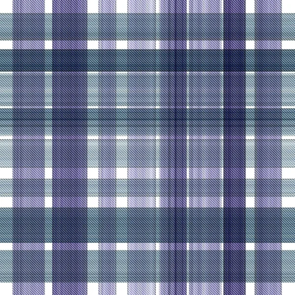 Checks Tartan Seamless Repeat Modern Classic Pattern Woven Texture — Stock Photo, Image