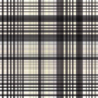 Çekler ve tartansız örgü dokusu ile modern klasik şablonu tekrarlar