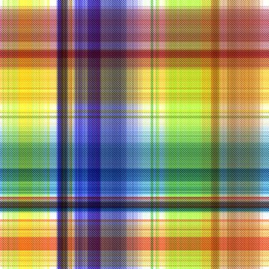 Çekler ve tartansız örgü dokusu ile modern klasik şablonu tekrarlar