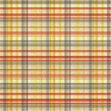 Çekler ve tartansız örgü dokusu ile modern klasik şablonu tekrarlar