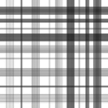 Çekler ve tartansız örgü dokusu ile modern klasik şablonu tekrarlar