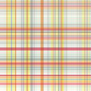 Çekler ve tartansız örgü dokusu ile modern klasik şablonu tekrarlar