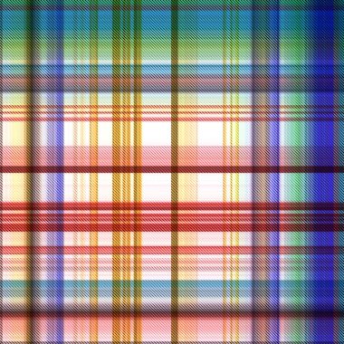 Çekler ve tartansız örgü dokusu ile modern klasik şablonu tekrarlar