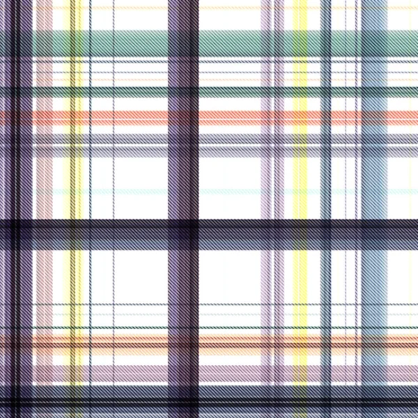 Checks Tartan Seamless Ulangi Pola Klasik Modern Dengan Tekstur Tenun — Stok Foto