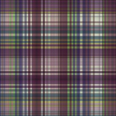 Çekler ve tartansız örgü dokusu ile modern klasik şablonu tekrarlar