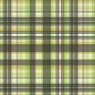 Çekler ve tartansız örgü dokusu ile modern klasik şablonu tekrarlar