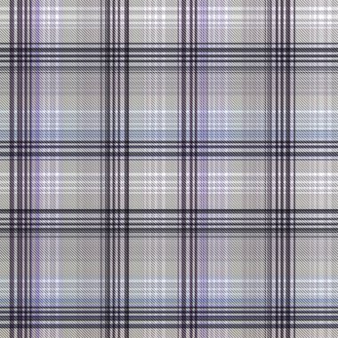 Çekler ve tartansız örgü dokusu ile modern klasik şablonu tekrarlar