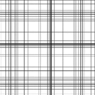 Çekler ve tartansız örgü dokusu ile modern klasik şablonu tekrarlar