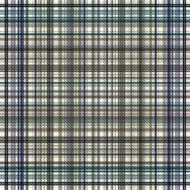 Çekler ve tartansız örgü dokusu ile modern klasik şablonu tekrarlar