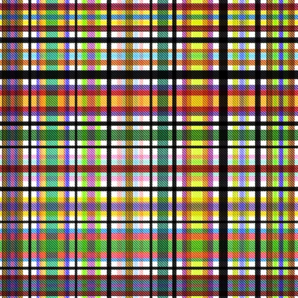 Checks Tartan Seamless Ulangi Pola Klasik Modern Dengan Tekstur Tenun — Stok Foto