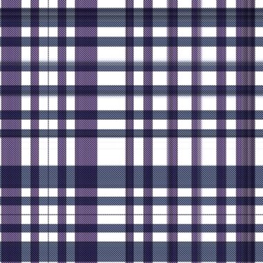 Çekler ve tartansız örgü dokusu ile modern klasik şablonu tekrarlar