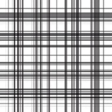 Çekler ve tartansız örgü dokusu ile modern klasik şablonu tekrarlar