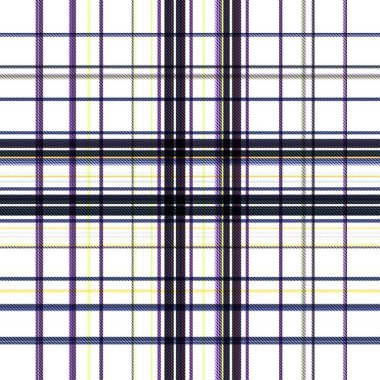 Çekler ve tartansız örgü dokusu ile modern klasik şablonu tekrarlar