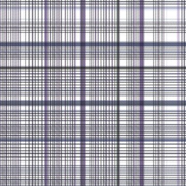 Çekler ve tartansız örgü dokusu ile modern klasik şablonu tekrarlar