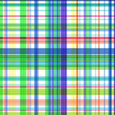 Çekler ve tartansız örgü dokusu ile modern klasik şablonu tekrarlar