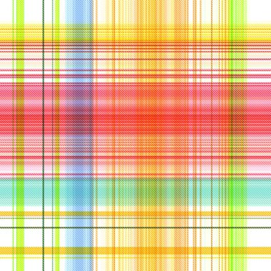 Çekler ve tartansız örgü dokusu ile modern klasik şablonu tekrarlar