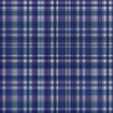 Çekler ve tartansız örgü dokusu ile modern klasik şablonu tekrarlar