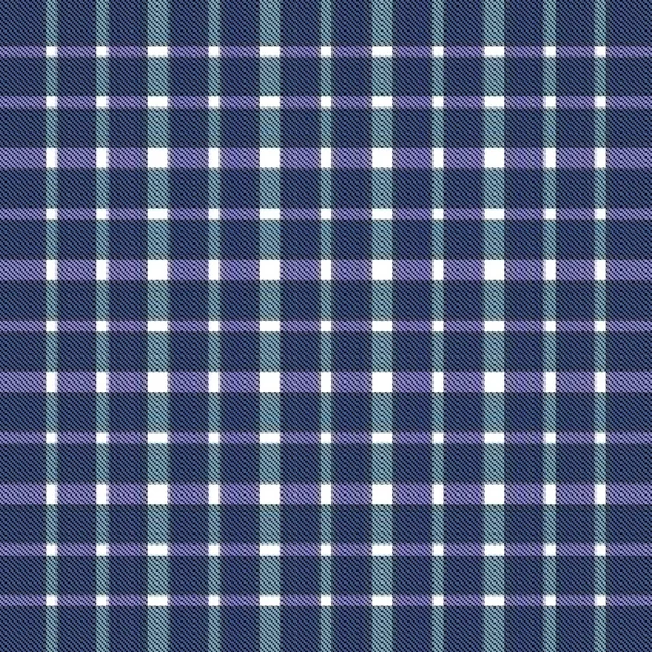 Checks Tartan Naadloze Herhaling Modern Klassiek Patroon Met Geweven Textuur — Stockfoto