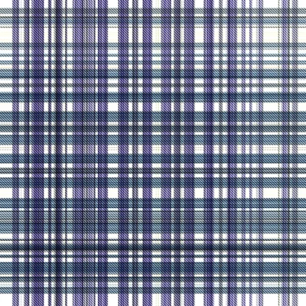 Checks Tartan Naadloze Herhaling Modern Klassiek Patroon Met Geweven Textuur — Stockfoto