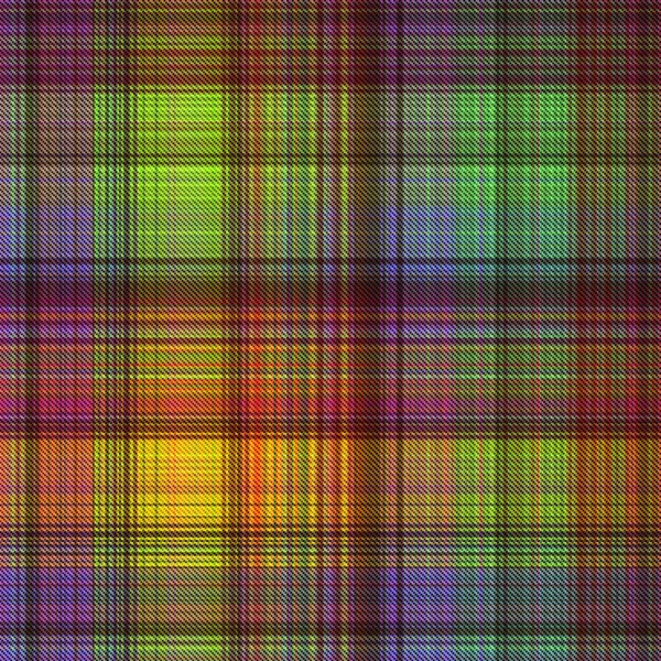 Checks Tartan Naadloze Herhaling Modern Klassiek Patroon Met Geweven Textuur — Stockfoto