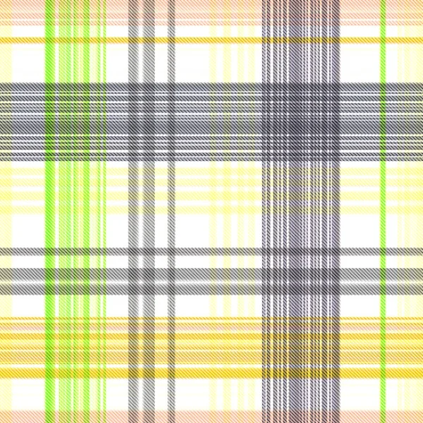 Checks Tartan Naadloze Herhaling Modern Klassiek Patroon Met Geweven Textuur — Stockfoto