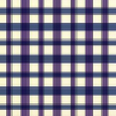 Çekler ve tartansız örgü dokusu ile modern klasik şablonu tekrarlar