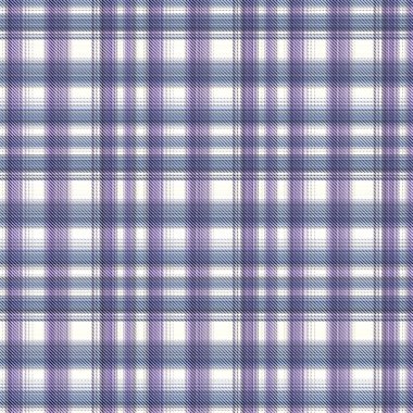 Çekler ve tartansız örgü dokusu ile modern klasik şablonu tekrarlar