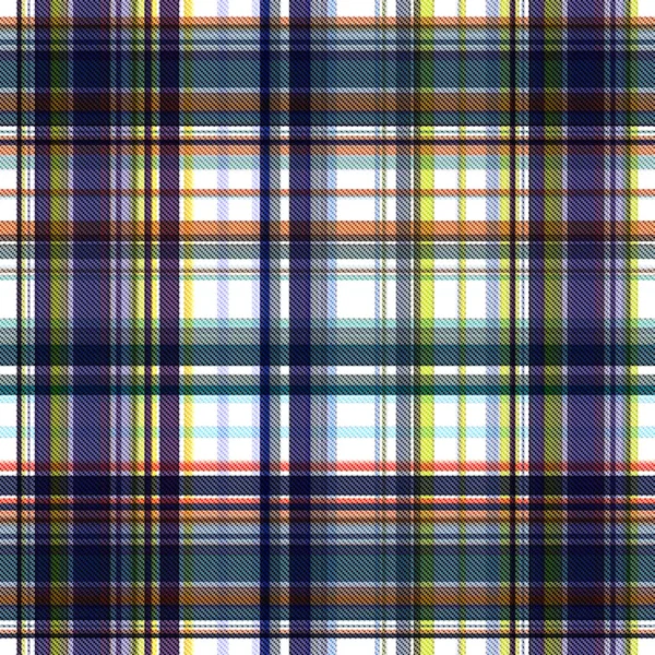 Kontroly Tartan Bezešvé Opakování Moderní Klasický Vzor Tkanou Texturou — Stock fotografie