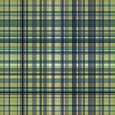 Çekler ve tartansız örgü dokusu ile modern klasik şablonu tekrarlar