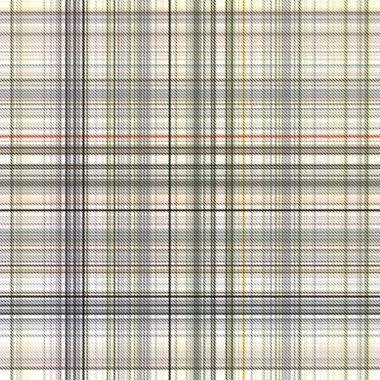 Çekler ve tartansız örgü dokusu ile modern klasik şablonu tekrarlar