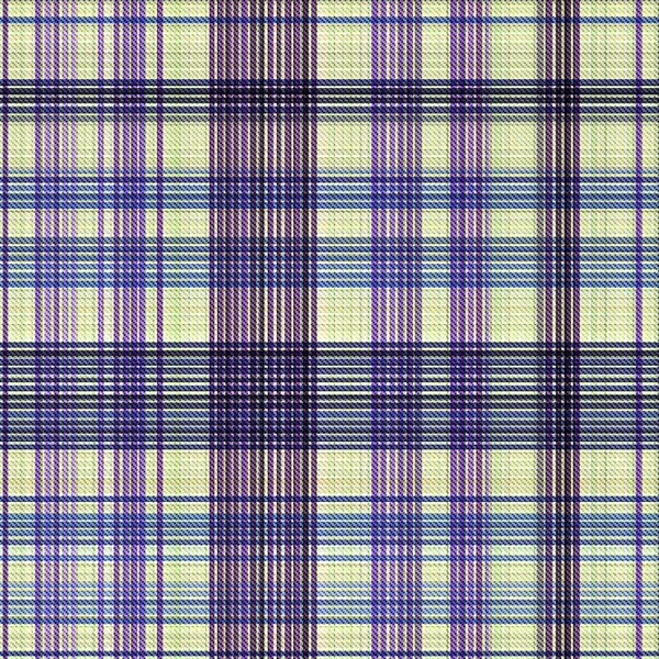 Checks Tartan Seamless Ulangi Pola Klasik Modern Dengan Tekstur Tenun — Stok Foto