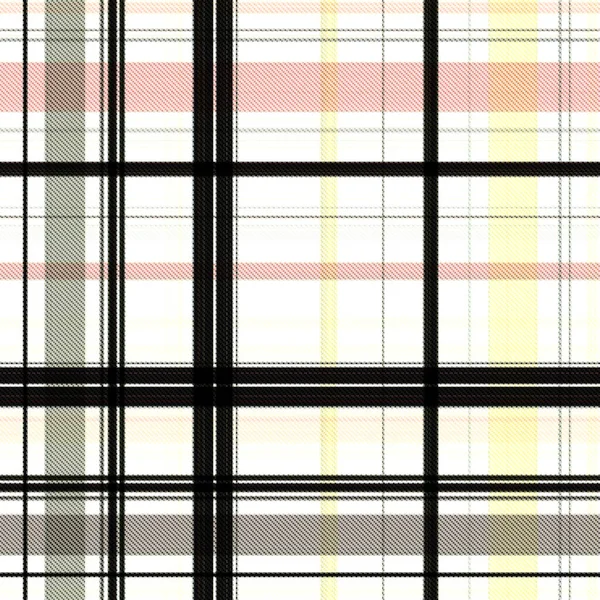 Checks Tartan Seamless Ulangi Pola Klasik Modern Dengan Tekstur Tenun — Stok Foto