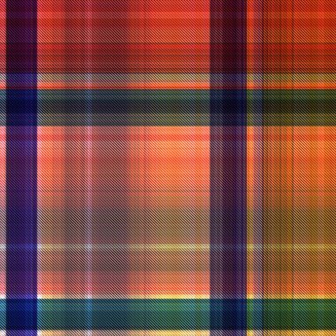 Çekler ve tartansız örgü dokusu ile modern klasik şablonu tekrarlar