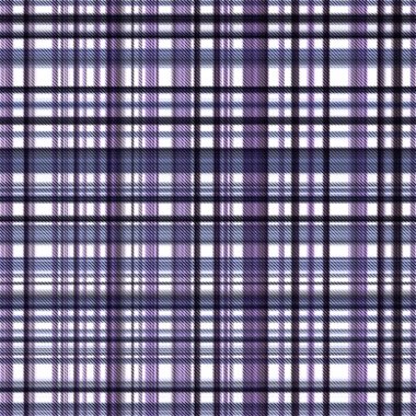 Çekler ve tartansız örgü dokusu ile modern klasik şablonu tekrarlar