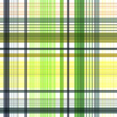 Çekler ve tartansız örgü dokusu ile modern klasik şablonu tekrarlar