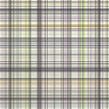 Çekler ve tartansız örgü dokusu ile modern klasik şablonu tekrarlar