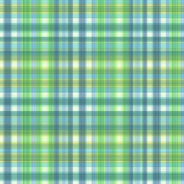 Çekler ve tartansız örgü dokusu ile modern klasik şablonu tekrarlar