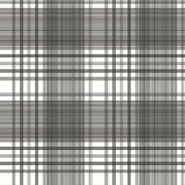 Çekler ve tartansız örgü dokusu ile modern klasik şablonu tekrarlar