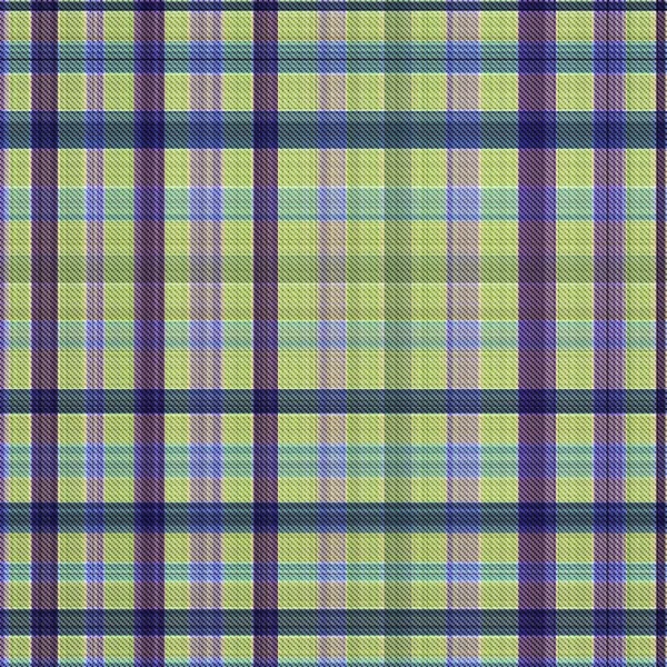 Checks Tartan Seamless Ulangi Pola Klasik Modern Dengan Tekstur Tenun — Stok Foto