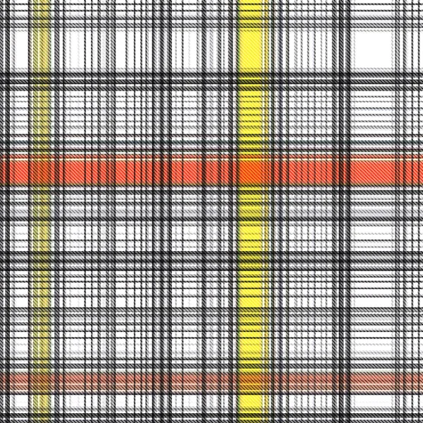 Checks Tartan Seamless Ulangi Pola Klasik Modern Dengan Tekstur Tenun — Stok Foto