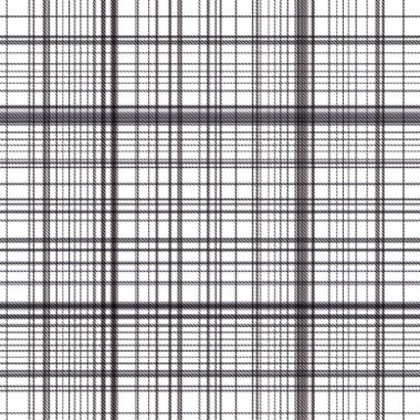 Çekler ve tartansız örgü dokusu ile modern klasik şablonu tekrarlar