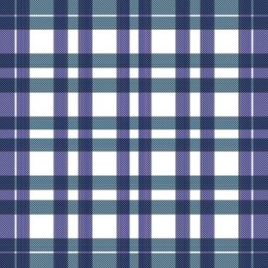 Çekler ve tartansız örgü dokusu ile modern klasik şablonu tekrarlar