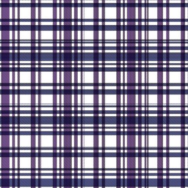 Çekler ve tartansız örgü dokusu ile modern klasik şablonu tekrarlar