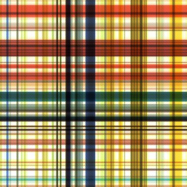 Çekler ve tartansız örgü dokusu ile modern klasik şablonu tekrarlar