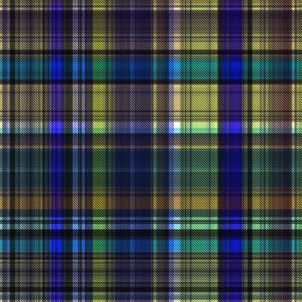 Checks Tartan Naadloze Herhaling Modern Klassiek Patroon Met Geweven Textuur — Stockfoto