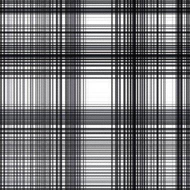 Çekler ve tartansız örgü dokusu ile modern klasik şablonu tekrarlar